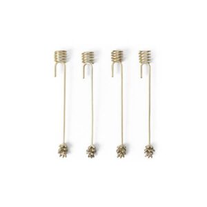 Ferm Living Forest Christmas Tree Candle Holders - Brass