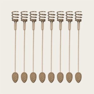 Juletræslysholder Med Kogle Guld