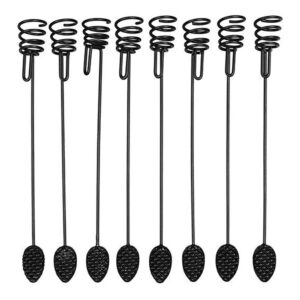 Juletræslysholder Med Kogle Sort